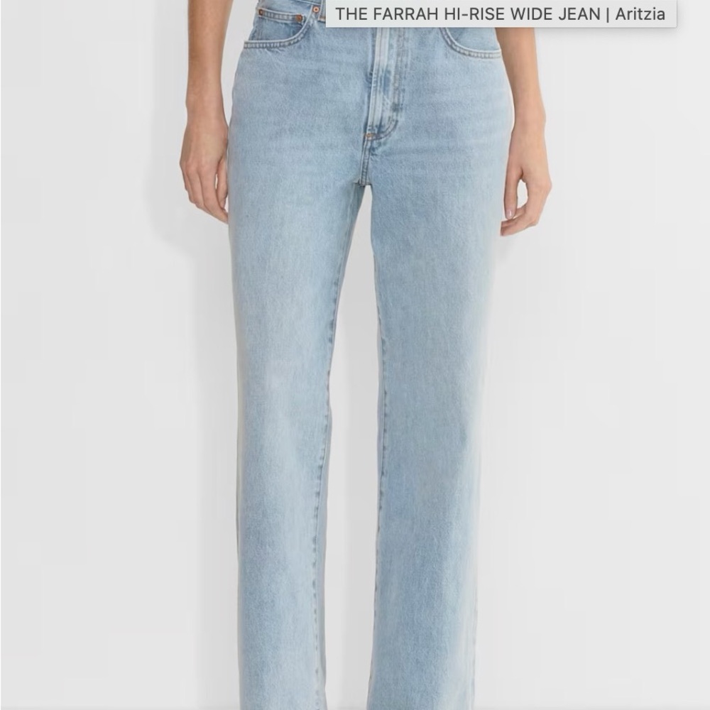 Aritzia  The Farrah High-Rise Wide Jeans